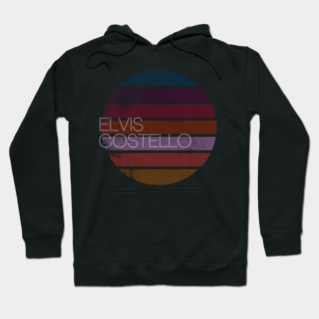 elvis Costello Hoodie by pemudaakhirjaman